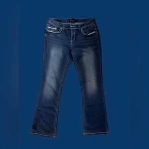 Dark Washed Bootcut Jeans Size 12